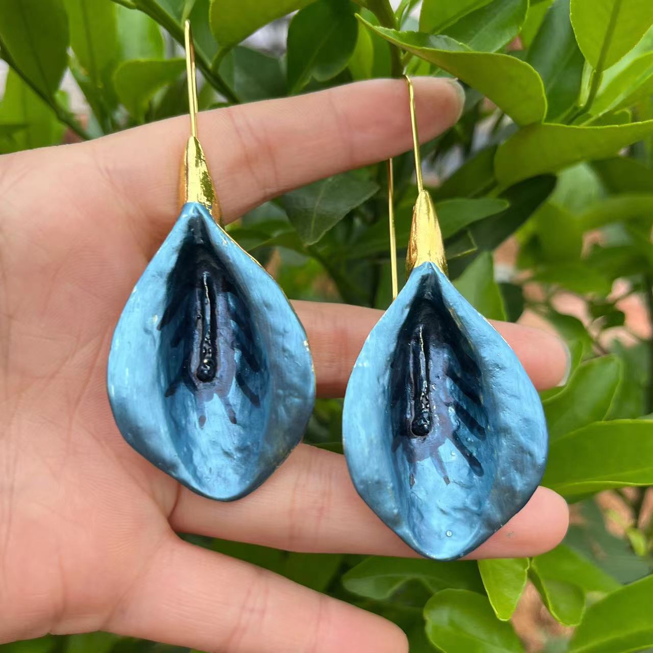 

Серьги-подвески Personality Coored для женщин, аксессуары для вечеринок темно-синий