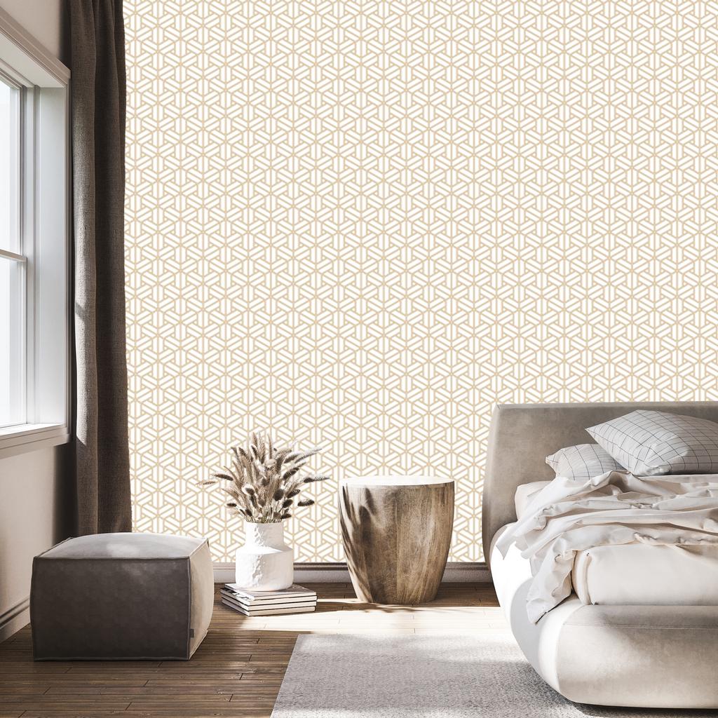 Wallpaper Modern Geometric Pattern for Living Room and Bedroom 50x1000