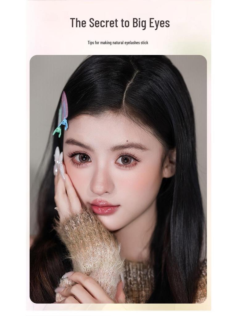 Fox-Style Angled False Eyelashes: Small, Sectioned Upper Lashes for Light Features, Yu Xiao Ya, 3-Step Camera Ready