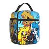 Mikecracks Insulated Lunch Bag Portable Cartoon Reusable Thermal Bag Tote Lunch Box School Travel Men Women