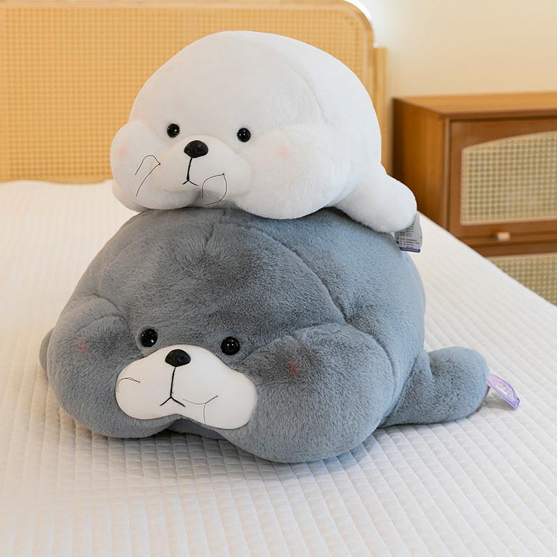 Sea Dog Plush Toy Pillow Cartoon Stuffed Animal Doll Decoration Kids Gift Cute