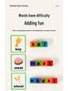 Children's Montessori Wooden Sand Tray & Letter Spelling Educational Toy.