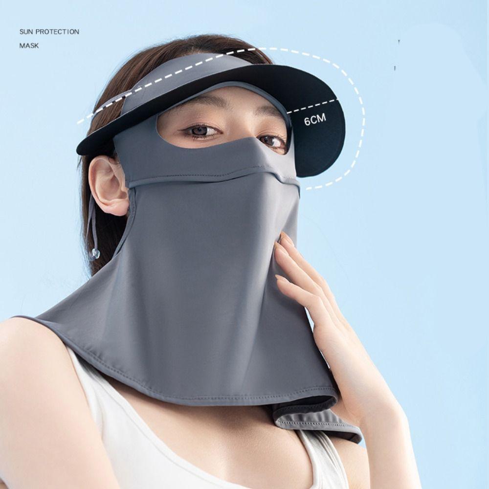 

Summer Ice Silk Mask Face Mask Face Gini Mask Breathable Face Cover Riding
