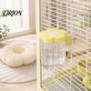 Budgie Water Bottle Automatic Bird Dispenser for Cage, Inside Outside Cage Mount Magnetic Parrot Space-saving Waterer Feeder, Transparent Cockatiel