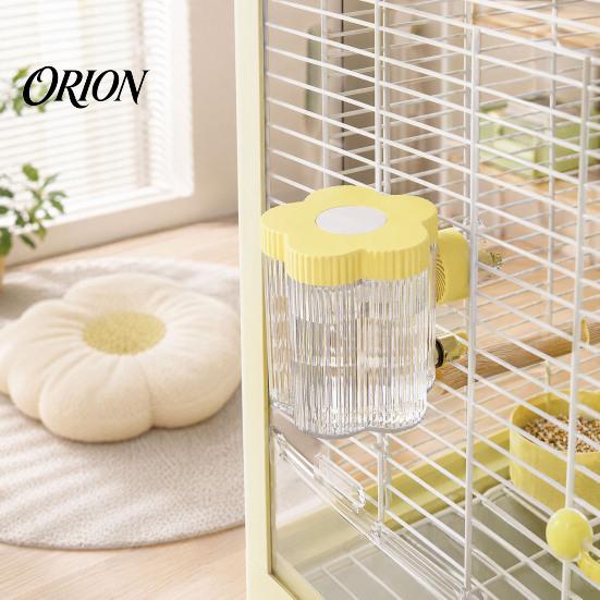 Budgie Water Bottle Automatic Bird Dispenser for Cage, Inside Outside Cage Mount Magnetic Parrot Space-saving Waterer Feeder, Transparent Cockatiel