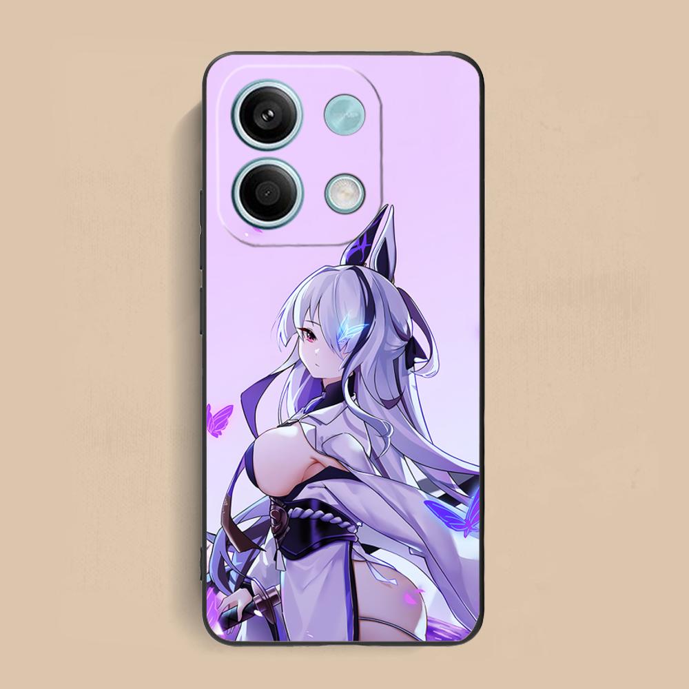 Azur Lane Unzen Matte TPU Mobile Phone Case for Xiaomi Redmi Note 14 13 12 11 S Pro Plus 4G 5G Colorful Printing Cover