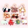 Stuffed Dolls Standing Shoulder Animals Panda Raccoon Magnetic Stuffed Toy  Kids Toy
