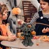Halloween Decorations Pumpkin Tree Resin Statue Spooky Figurine Desktop Ornament Haunted House Props Halloween Party Supplies