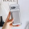 Clear Wireless Charge Magnetic Case For Google Pixel 9 Pro XL 9A 8A 7A PU Leather Card Holder Shockproof Lens Protection TPU Phone Cover