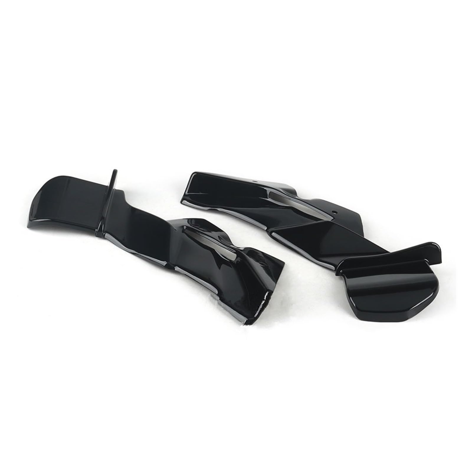 

ZX-6R Motorcycle Front Lip Spoiler Wing Fairing Front Small Wing Motorcycle Spoiler (BRIGHT BLACK) Fits Front Fairing Winglet One size чёрный