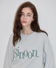 SINOON Boucle Logo Sweatshirt (Greyish Blue)
