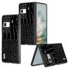 ABEEL For Honor Magic Vs3 5G Case Genuine Cow Leather Back Phone Cover Crocodile Texture