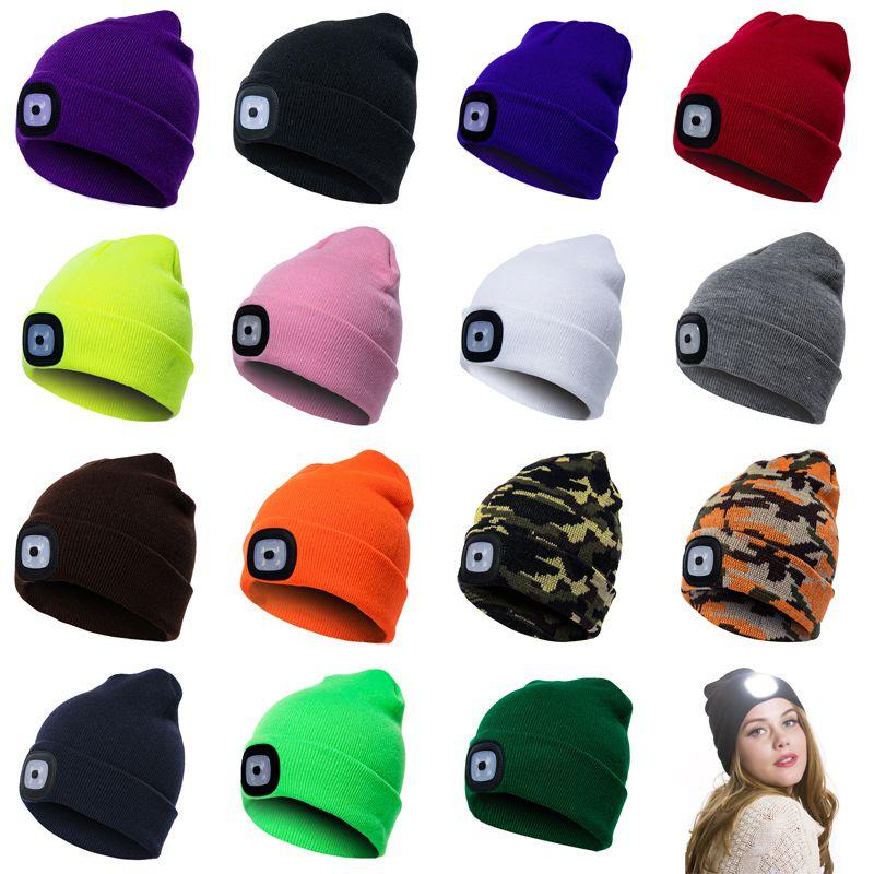 And Comfortable Winter Wear Unisex Led Beanie Hat With Three Brightness Levels**