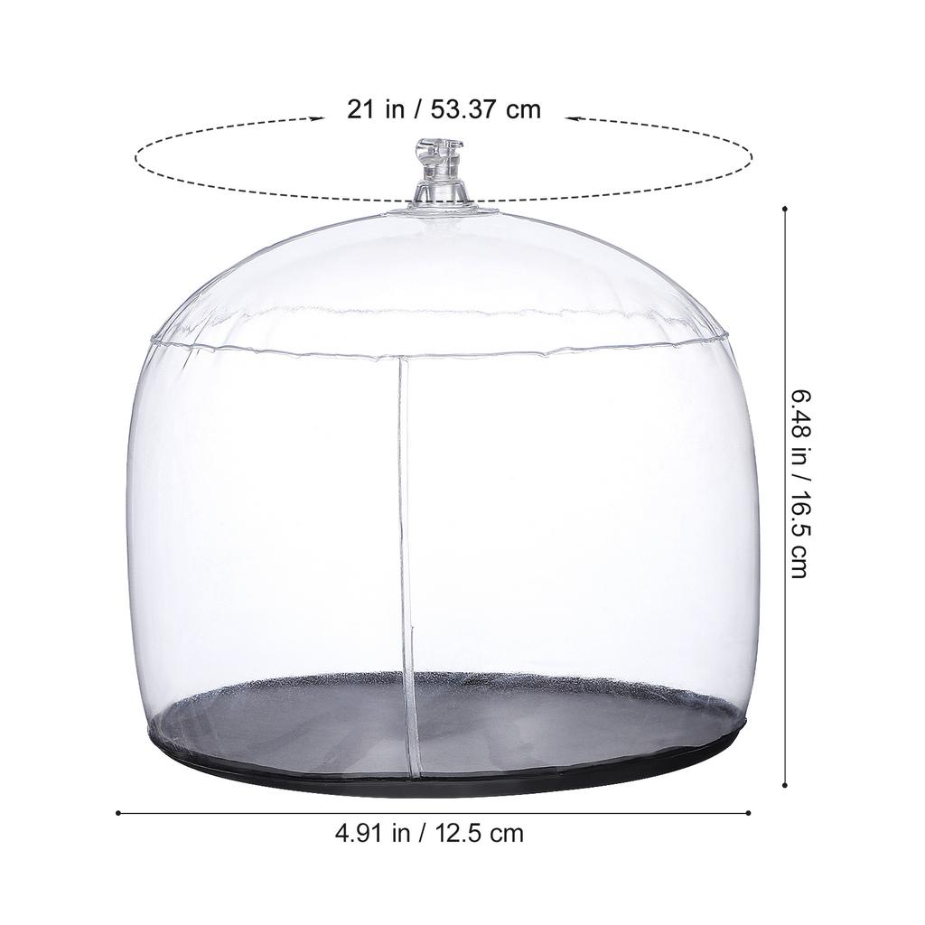 2 Pcs Inflatable Pvc Cap Holder Hat Display Stand Plastic Storage Rack WigSupport  Stand Storage Rack