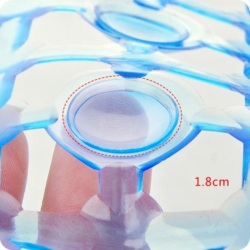 Bathroom Anti Slip PVC Pad Bathroom Strong Suction Anti Slip Foot Massage Pad Shower Suction Cup Bathroom Particle Foot Pads
