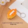 Realistic Bread Keychain Croissant Stress Toy Slow Rising Pu Pendant Bag Car Keyring Fun Gadget Decompression Gift Women