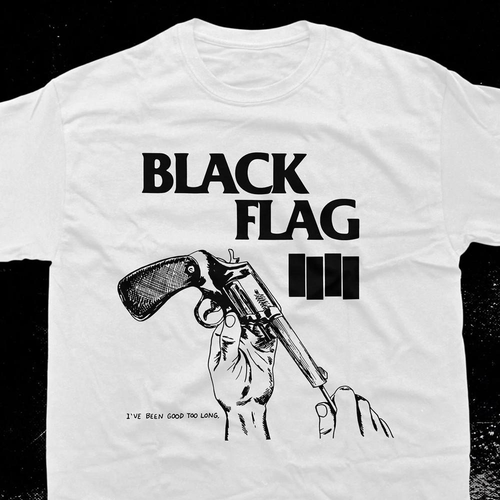 Vintage BLACK FLAG - Bootleg T-Shirt Tour Full Size S to 5XL SG025 Unisex T-Shirt XXXXL