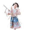 Girls' Ming Dynasty Hanfu Set: Three-Piece Ruqun Costume for Autumn/Spring - Ancient Style, Fairy-Inspired Tang Suit