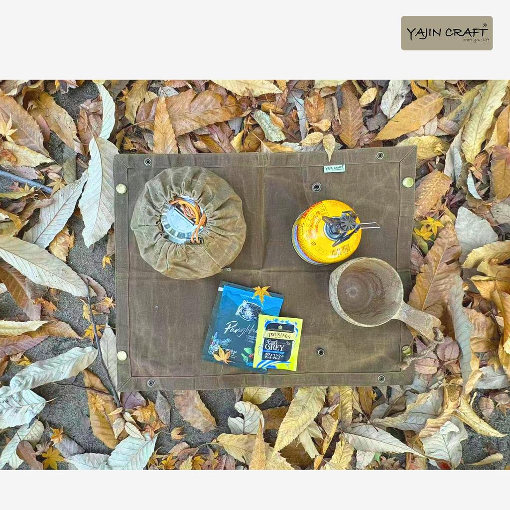 YAJIN CRAFT Kettle Storage Bag, BBQ, Picnic, Outdoor Camping Gear