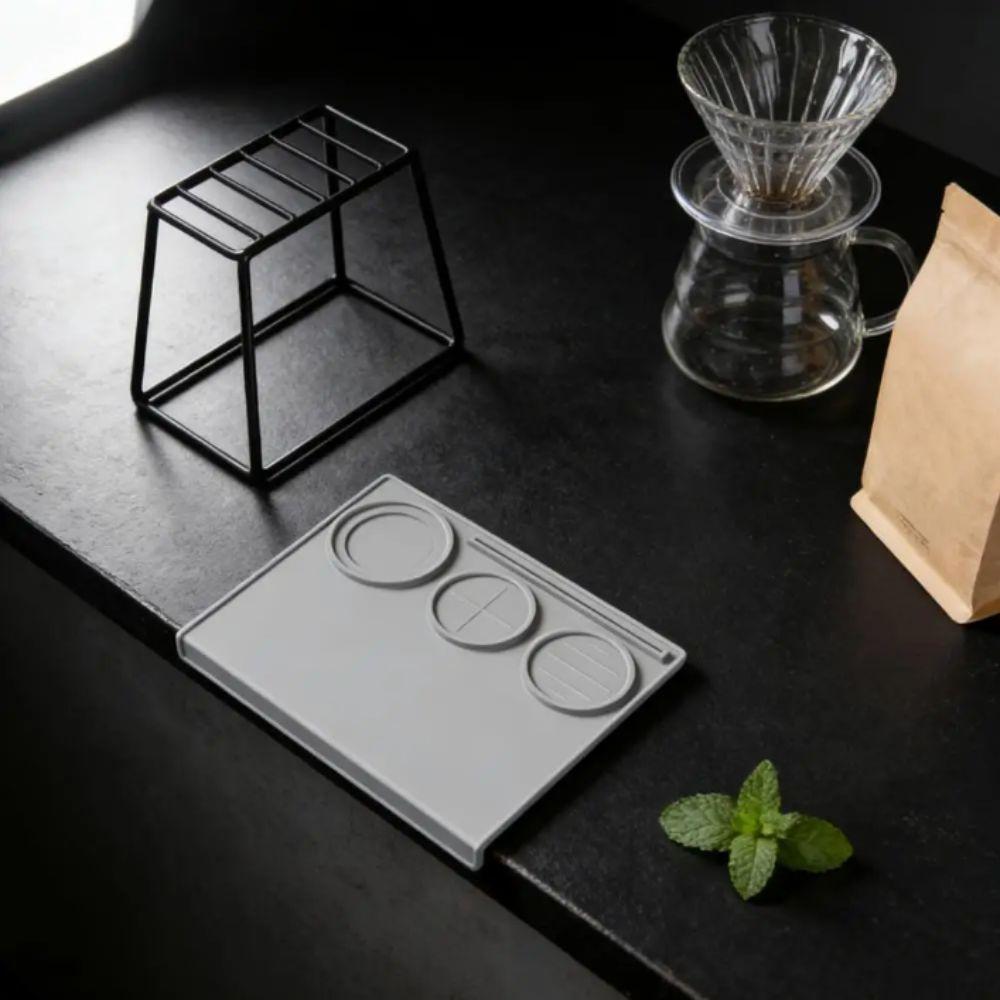 Non-Slip Silicone Coffee Tamper Mat Food Grade Barista Tamping Station  Kitchen Use