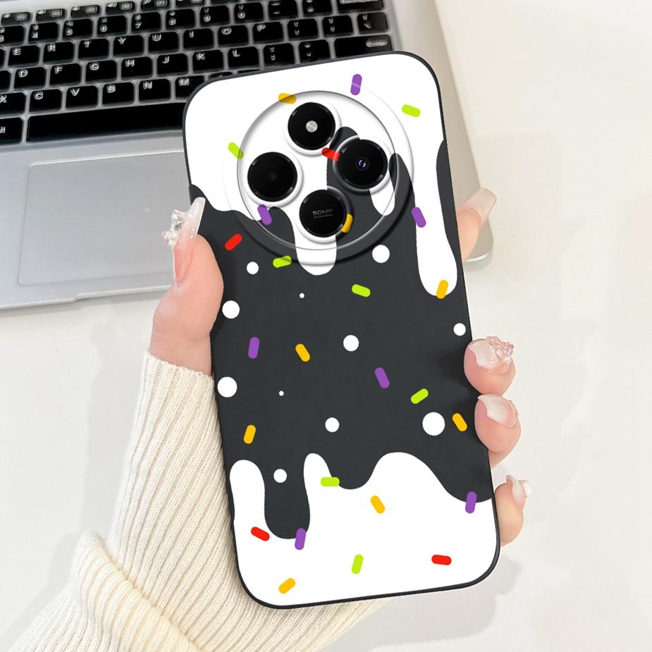 Für Xiaomi Poco C75 Hülle Stilvolle Kunstbemalte Abdeckung Weiche Silikon Stoßfeste Handyhülle Für Xiaomi Poco C75 PocoC75 Fundas Bumper