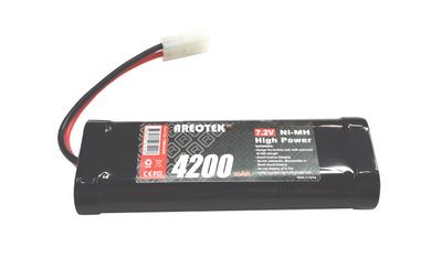 7.2v High Capacity 4200mAh Tamiya RC Battery, Nickel-Metal Hydride Rechargeable