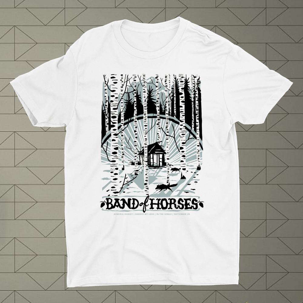 BAND OF HORSES 2010 Poster T Shirt All Size S to 5XL KK490 Unisex T-Shirt L