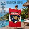 Panthers Team Spirit Beach Towel, Super Soft Microfiber, Perfect Gift for Her/Him, Birthday, for Pool, Beach, Travel, Decor Beach Party