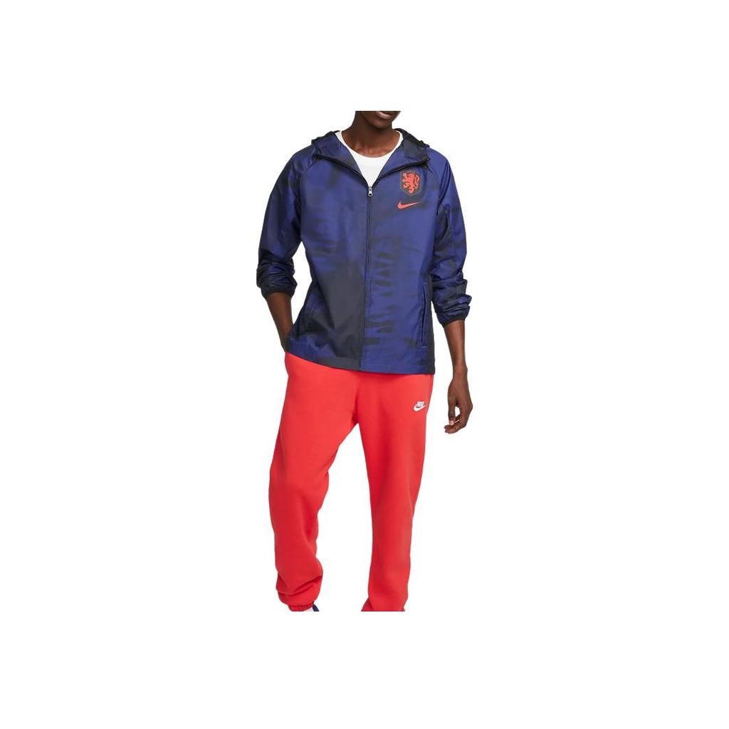 Nike Logo Hooded Jacket Men Jackets Dark-Blue DN1081-010