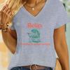Funny Dog Mom Retro Vintage Shirt Relax Nothing Is Under Control T Shirts Letter Print Dog Lover Gift Fashion Womens Clothing