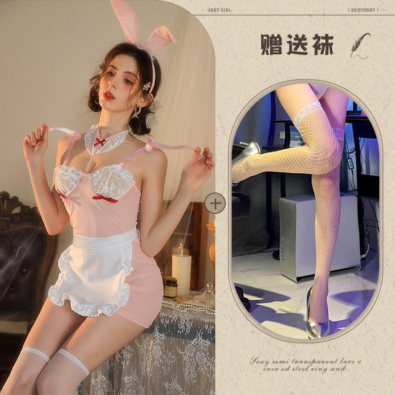 Sexy lingerie new sexy bunny girl pure desire maid cosplay sexual suggestion free uniform passion suit