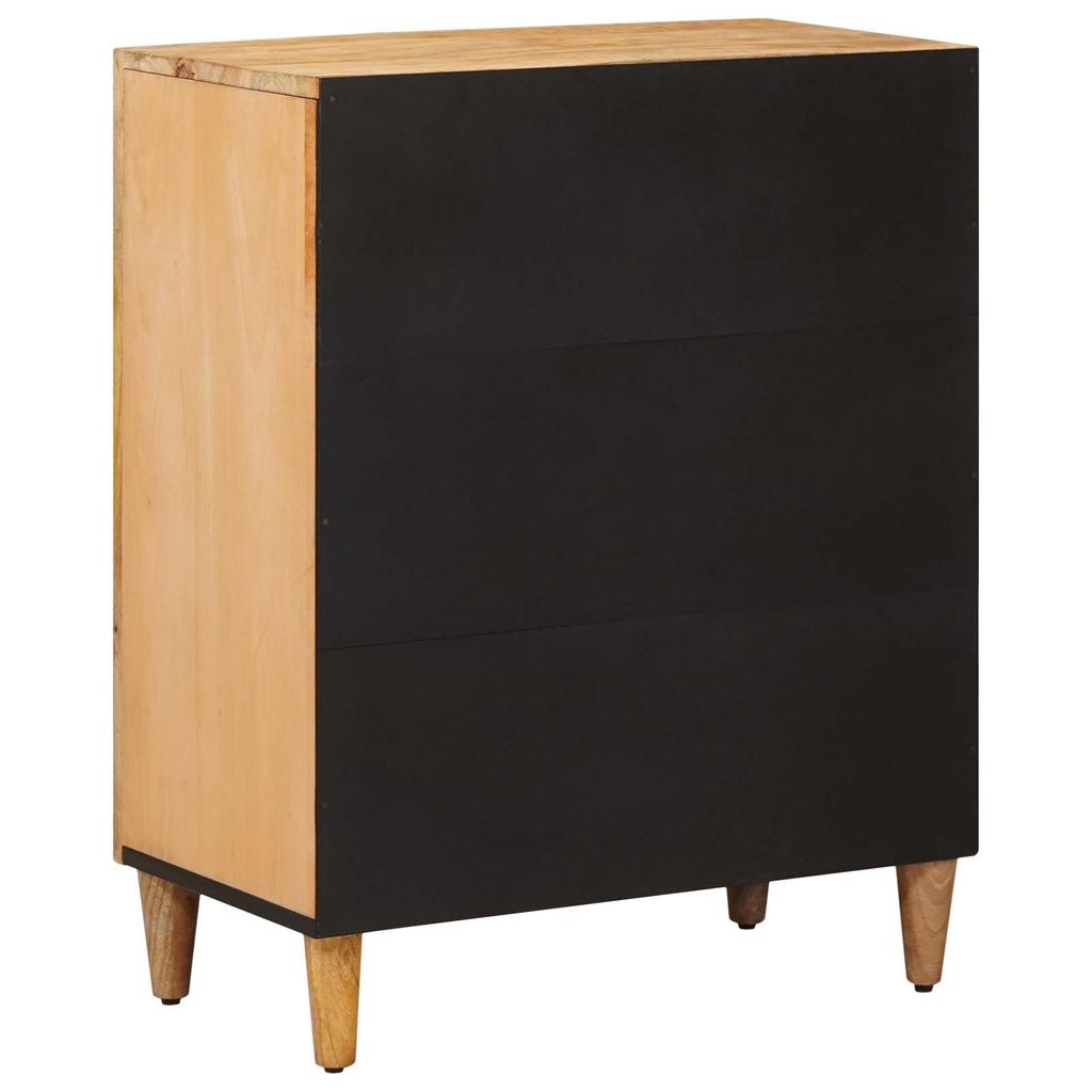 Storage Cabinet in Brown 60 x 33.5 x 75 cm Solid Mango Wood