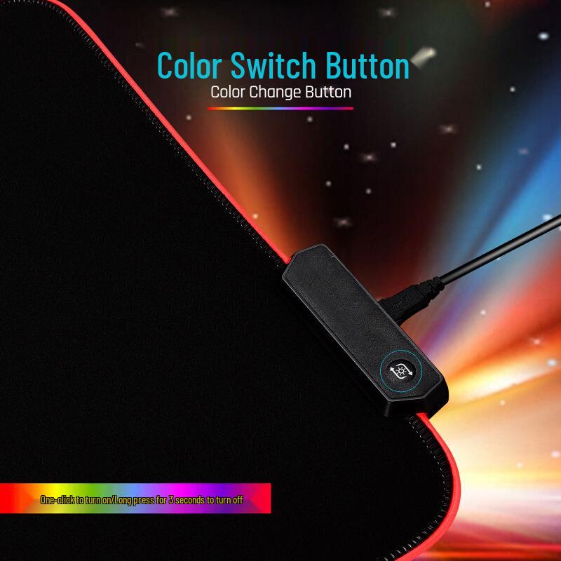 RGB LED Gaming Mouse Pad - Luminous Esports Office Accessory