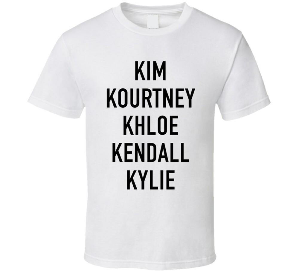 Kardashian Tshirt Long White