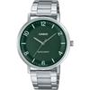 Casio MTP-VT03D-3B Quartz Men's Watch Deep Green Metal Band International Model
