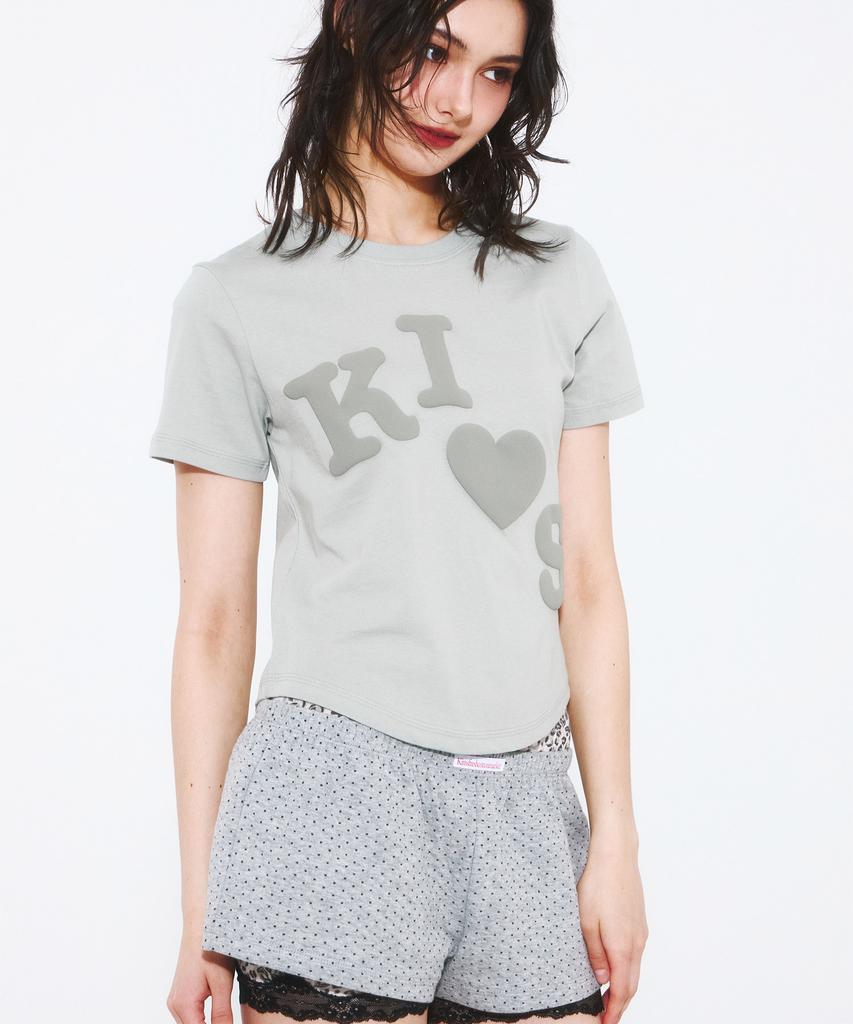 Kimseupeulesikoteunmakes Messi Kith Logo T-Shirt Khaki