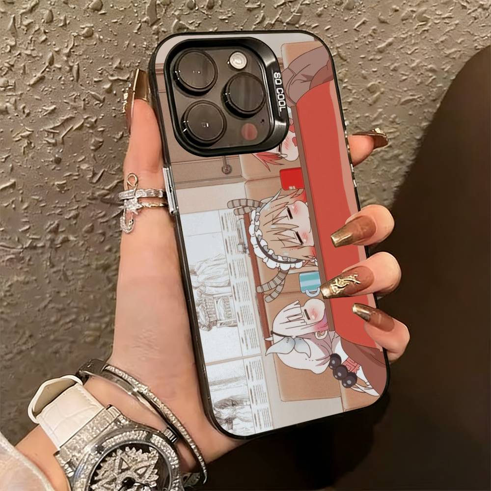 D-Dragon Maid Tohru Ilulu Handyhülle Für iPhone 17,16,15,14,13,12,11 Plus,Pro Max,XS,Bunte Silberne Handyhülle Funda Cover