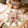 Easy Crafting Kit with Tutorial DIY Quilted Hanger for Door Wall, Wreath Patchwork Bow Sewing Hummingbird Cardinals Fabric Art Kit, Craft Adults