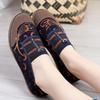 Women's Old Beijing Cloth Shoes: Durable, Non-Slip Cowhide Sole for Middle-Aged and Elderly.