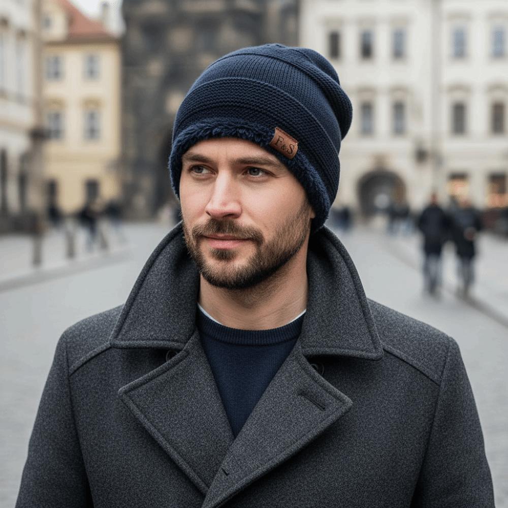 Thick Warm Winter Beanie Cap Soft Skull Cap Unisex Knitted Hats