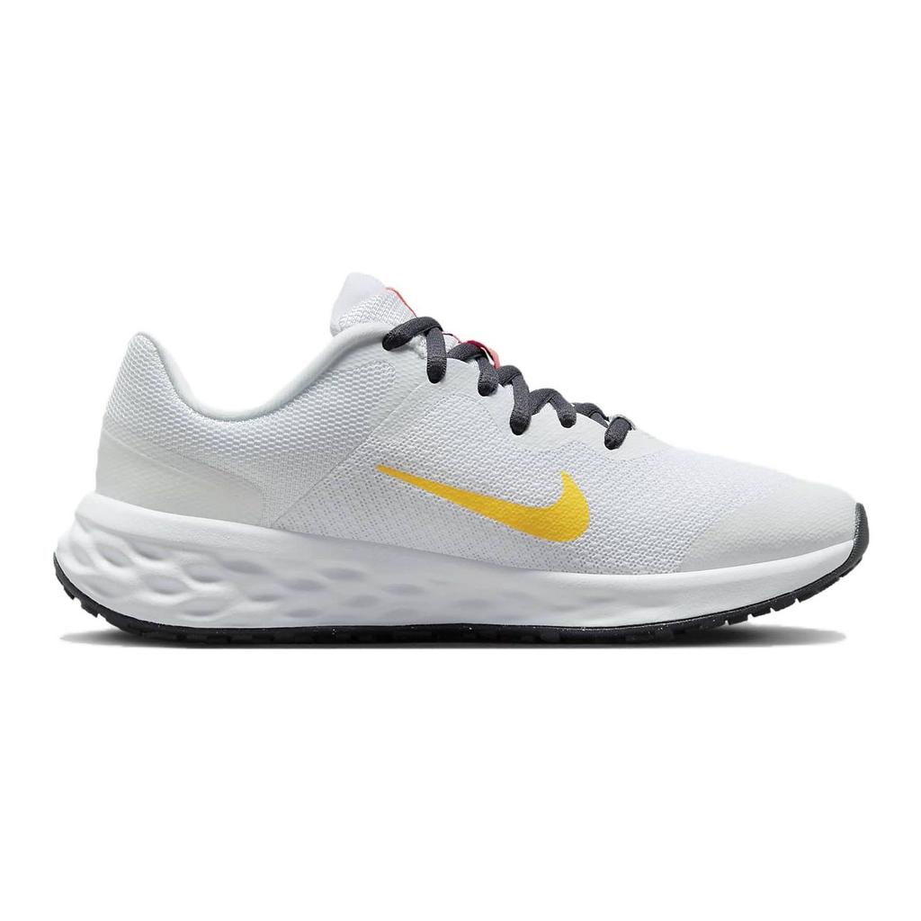 Nike Revolution 6 GS Comfortable Sports Non-Slip Durable Low-Top Kids Running Shoes Kids sneaker White DD1096-101