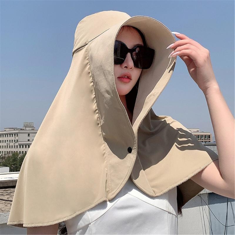 Adult Ponytail Hat Student Outdoor Cycling Fishing Neck and Shoulder Cover Hat Hot Holiday Staying Cool Hat for Male