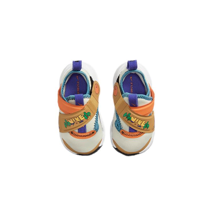 Nike Flex Advance BT Abrasion Resistant Breathable Support Low top Running Shoes Orange Yellow Infant And Toddler DO2349-047