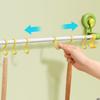 Nastavitelný posuvný háček na zeď s bezpečným přísavným mechanismem Pohodlný doplněk pro organizaci domácnosti