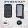 Key Fob Shell Case Replacement Fits for Toyota 4Runner Prius C Prius V Venza Scion TC 2010- Keyless Entry Remote Control 3 Button Pad Key Cover (