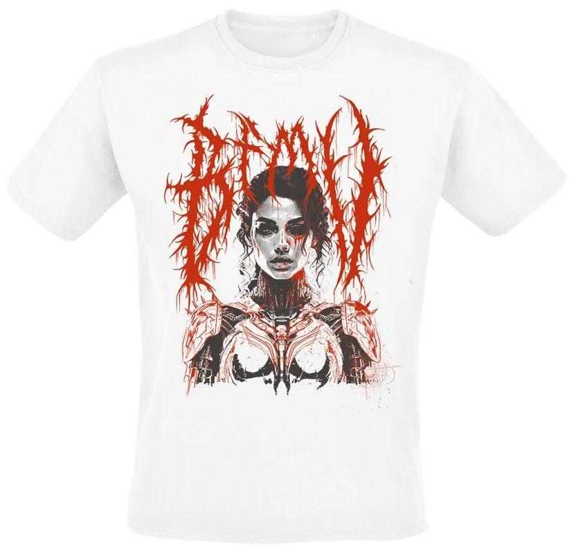 Jinjer Female Warrior Blood Logo Print T Shirt 100 Cotton Unisex Metalcore Streetwear Fan Graphic Tee M
