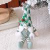 Green Christmas Decorations Knitted High-grade Christmas Gnome Creative Long-Legged Dwarf Figurine Decorations