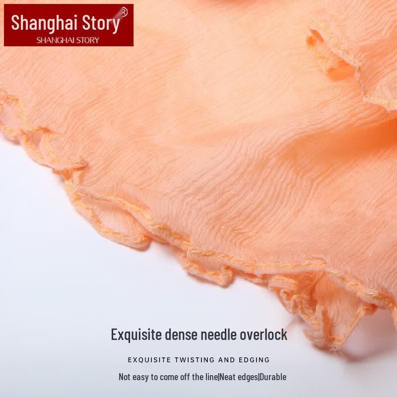 Écharpe et Châle en 100% Soie de Mûrier pour Femme Shanghai Story