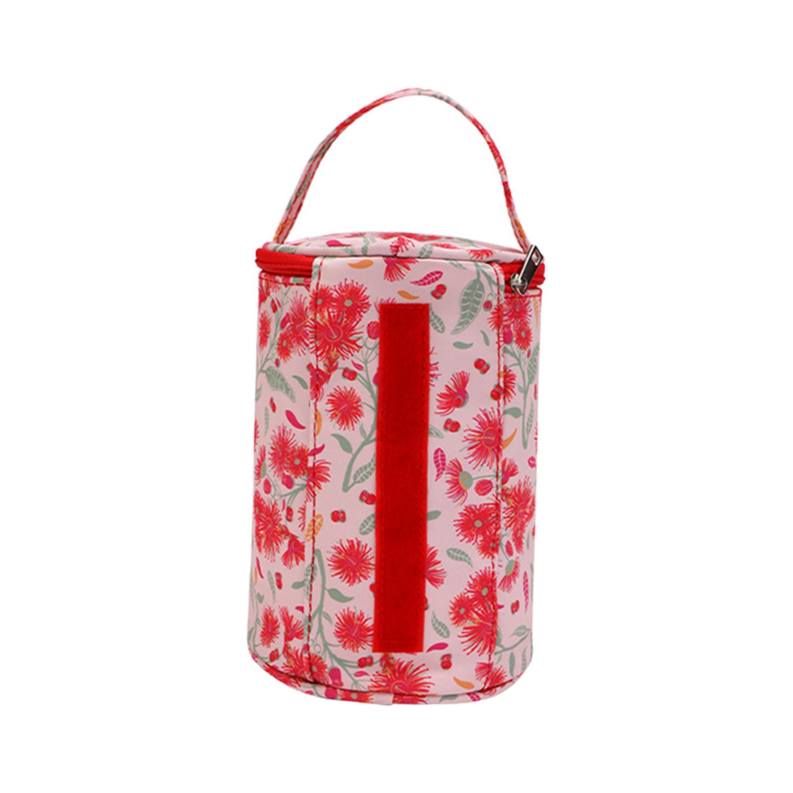 

Yarn Storage Bag Knitting Bag with Handle Craft Organizer Portable Small Knitting Lovers Yarn Holder Storage Tote красный