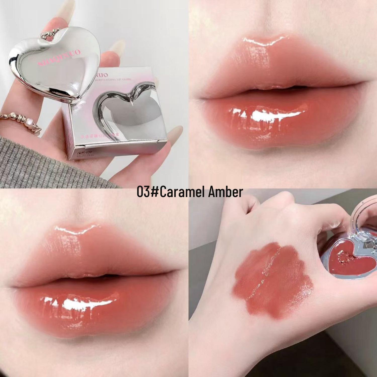 SHAQINUO Refreshing Moisturizing Lip Gloss: Plump, Glossy Mirror Finish for Women